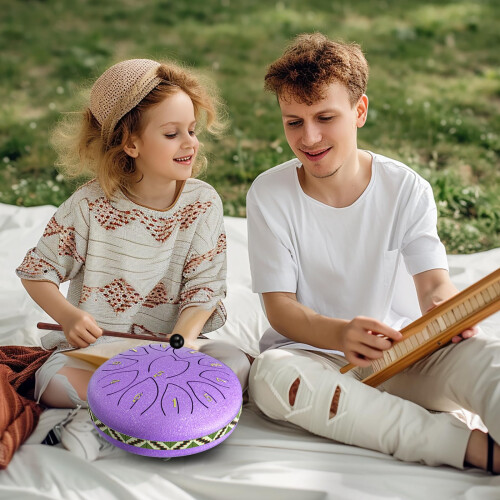 Rain Drum for Outside Garden,6 Inch 11 Notes 1
