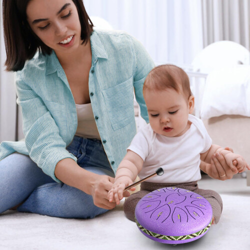 Rain Drum for Outside Garden,6 Inch 11 Notes 2