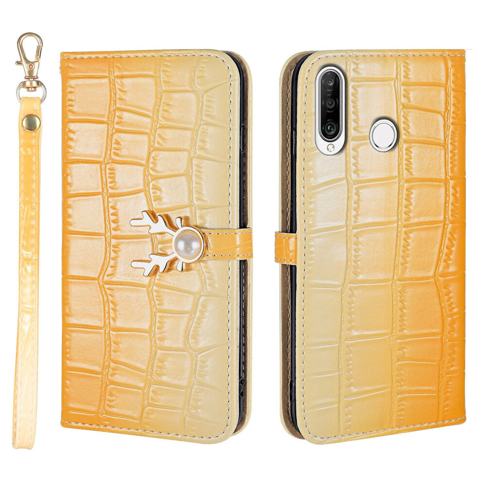 Compatible Huawei P30 Lite Phone Case With Strap:gradient Yellow 3715007222108