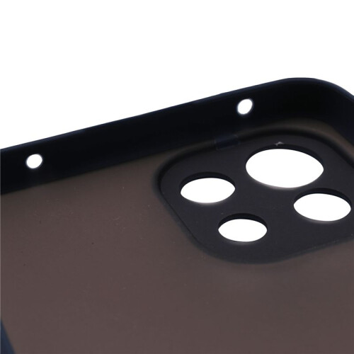 Luxury Silicone Shockproof Matte Phone Case Translucent Cover Casing for  11 Lite (Dark ) 1