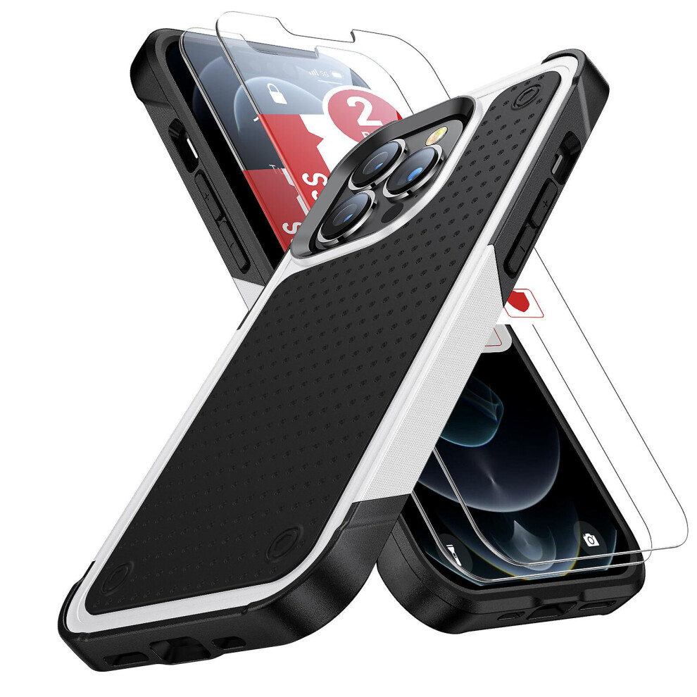 Fashion And Simple Phone Case Compatible Iphone 13 Pro:white And Black 3225532135595