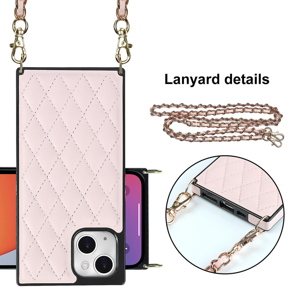 Cross Body Lanyard Cover Compatible Iphone 13 Case: Pink 3403292163472