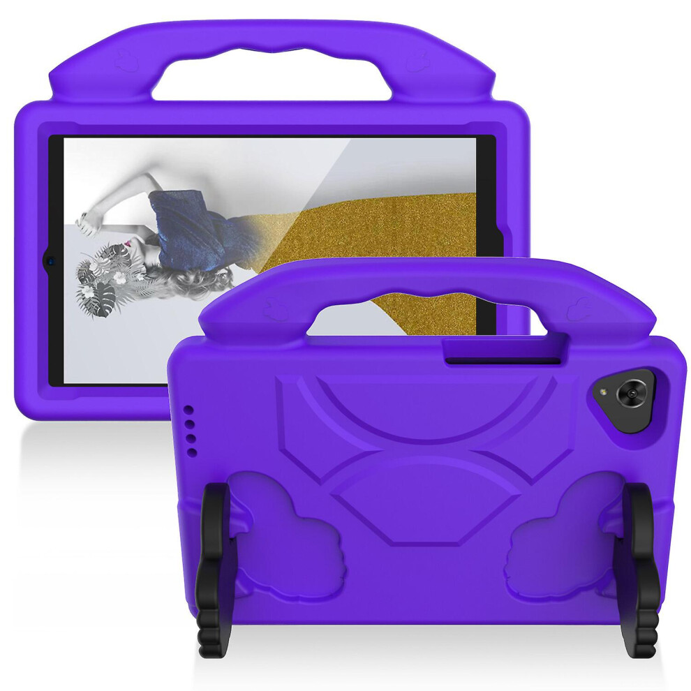 Kids Safe Anti-Fall Protective Cover Compatible Huawei Mediapad M3 Lite 8.4, Purple 7357467398656
