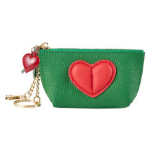 Coin Purses Mini Pocket Wallet Compact Change Holder-Green