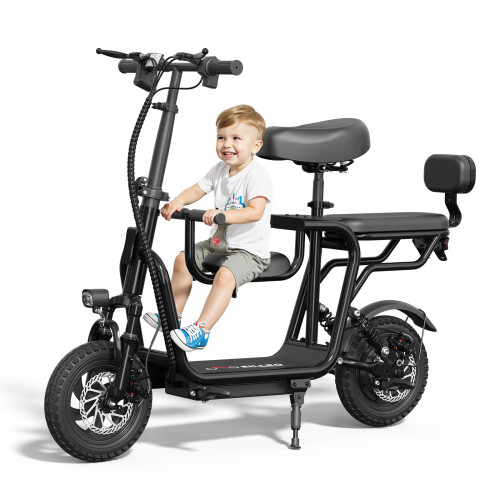 Akluer US11 3Seats 500W Electric Scooter 48V10.4Ah