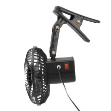 DC 24V Zigarettenanzünder-Kühlventilator, tragbar, schwarz