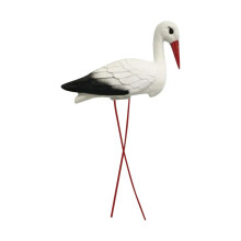 White Crane Outdoor Garden Decoration Simulation of Small Rockery Pond Landscaping Outdoor Garden Plastic Decoration