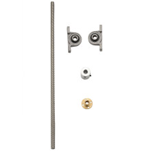 Ensemble de Vis T8 Conduit 300Mm 8Mm Vis Conduit+ Écrou En Cuivre + Coupleur + Bloc Roulement D'Oreiller Pour Imprimante 3D
