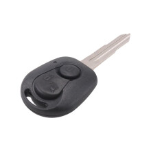 2 Buttons Remote Key Shell for Actyon Kyron Rexton Uncut Blade Key Fob Cover Case Replacement ,A