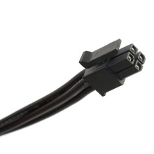 4Pcs 4Pin to 2 Power Supply Cable for Motherboard 4Pin to Dual SSD Power Supply Cable 45cm