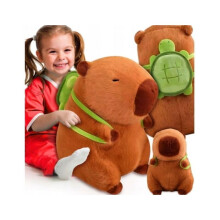 CAPYBARA PLUSH MASCOT 50CM BACKPACK SOFT TURTLE TOY