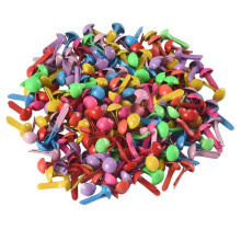 Lot de 200  attaches parisiennes Multicolore Papier  Estampillage Scrapbooking Bricolage Outil 4,5&nbsp;mm