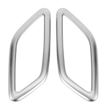 ABS Autocollants de Garniture de Ventilation Chromés pour Tableau de Bord pour Clagla Classe W117 X156 2014-2017 Amg Car-Styling argent