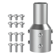 Voor Starlink Pijpadaptermontage, voor Starlink V2 Schotel, Mastverkleinerverbinding 2,0 Inch Pijpadapter, voor TV-Mast