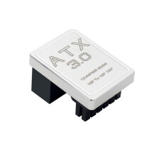 PCIE5.0 Card ATX3.0 Power Supply 12VHPWR 12+4 16P 600W Male to Female 180 Degree Adapter Connector Silver