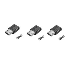 3 Pièces 2 en 1 USB  5.0 Récepteur Audio Émetteur Adaptateur USB  avec Câble Audio 3,5 mm Brancher et Utiliser