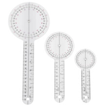 3PZ / Set Goniometri Spinali Goniometro Multi-Righello Angolo Goniometro Medico Righello Spinale Medico 360 Gradi 180 Gradi