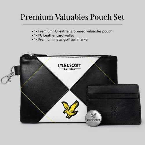 Lyle & Scoot Argyle Valuables Pouch Set 1
