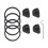 Replacement Stopper and Replacement Gasket, for  Quick FLIP GO 24/36oz Water Bottle Lid 1