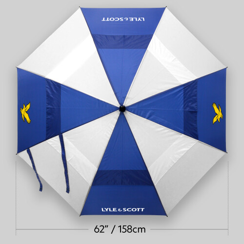 Lyle & Scott 62" Double Canopy Umbrella 1