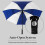 Lyle & Scott 62" Double Canopy Umbrella 5