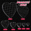 7 Pieces Acrylic Stamp Blocks Set Clear Stamping Blocks Tools with Grid, Decorative Stamp Blocks 2