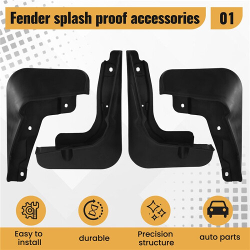 4Pcs Car Mud Flaps for  BZ4X 2022 Mudguards  Mud Guard Flap  Flaps Accessories 2