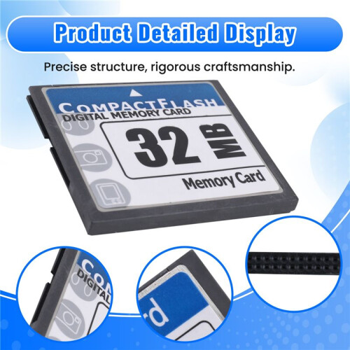 32MB Compact Flash Memory Card for Camera, Advertising Machine, Industrial Computer Card 2