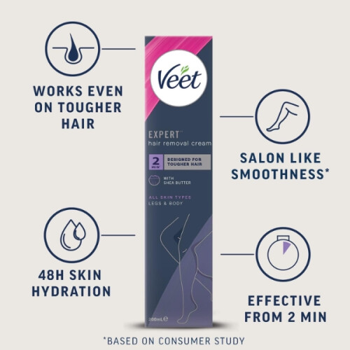 Veet Veet Expert Hair Removal Cream 200ml 1
