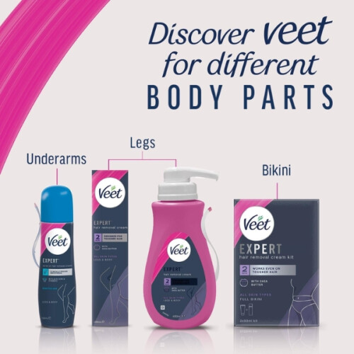 Veet Veet Expert Hair Removal Cream 200ml 2