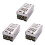 3X Spanningstransformator Voeding AC 110/220V Naar  12V 1A Zilver 2