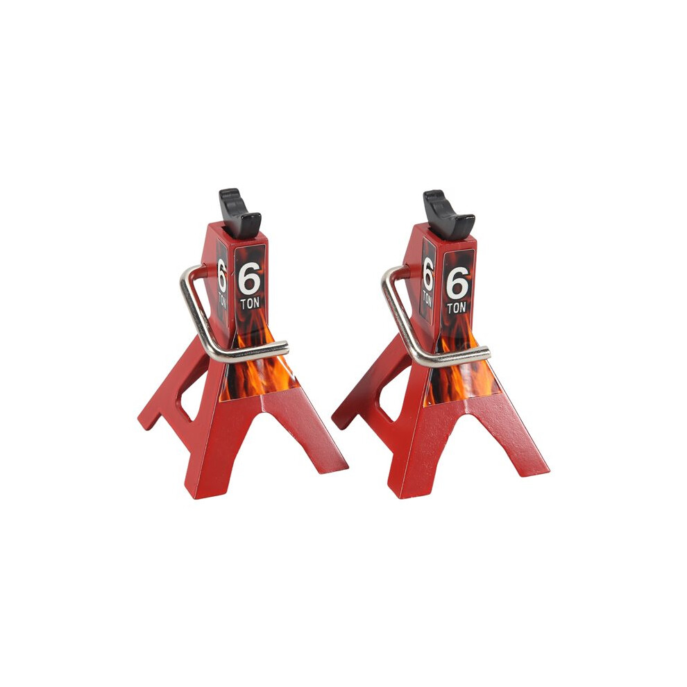 Rc Jack Stands,2Pcs 6 Ton Rc Car Scale Jack Stands For Axial Scx10 Wraith Trx4 D90 Cc01 Rc Quick Release Jack Stands 4712531332340