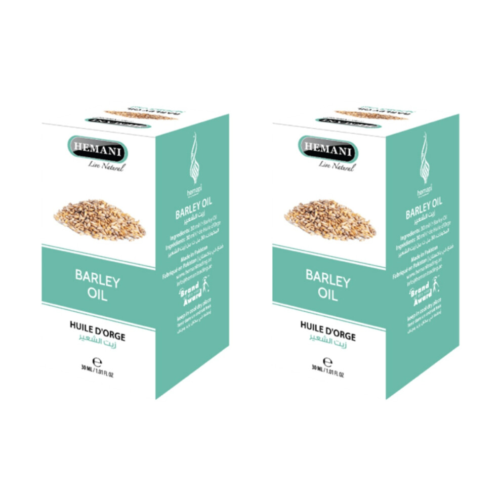 Hemani (Pack Of 2) Barley Oil 30 Ml - Essential Oil & Multipurpose Oil