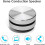 3X Portable   Speaker Turns Anything Into A Speaker Wireless Bone Conduction Induction Vibration (Silver) 2