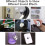 3X Portable   Speaker Turns Anything Into A Speaker Wireless Bone Conduction Induction Vibration (Silver) 3
