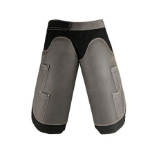 Jambières de Maréchal-Ferrant Professionnelles avec Ceinture et Sangles de Genoux Réglables pour le Parage des Sabots - Matériel de Rangement pour