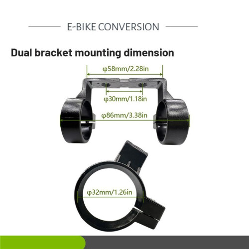 4X Display Holder Bracket Electric Bicycle System Display Bracket for Ebike KT LCD 3 LCD3U LCD8H LCD8HU Display 2