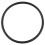 5 PCS 80 mm External Dia 4 mm Thick Filter Rubber O-Ring Seal Black 3