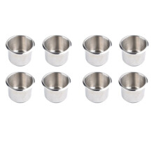 8 Pièces Porte-Gobelet Universel pour Bateau 68X55mm En Acier Inoxydable Porte-Gobelet pour Boisson pour Canapé de Table de Poker