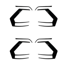 8x Car Tail Light Covers Trim Rear Lamp Cover Air Knife for 7 2012-2015 R400 Car Styling