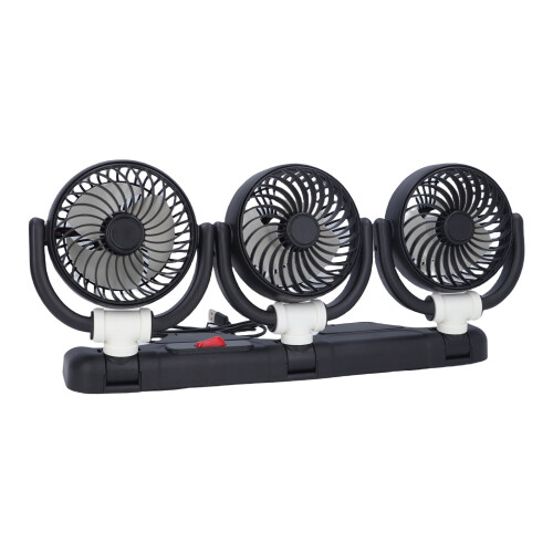 3-Kopf-USB-Auto-Ventilator 44,35  8,5  18,5 cm mit Telefonhalter
