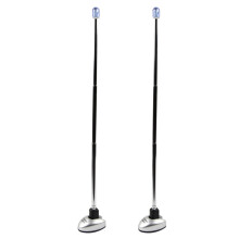2X Hypersonic Car Telescopic Antenna Elasticity Bumper Corner Pole Universal Car Safety Position Pole