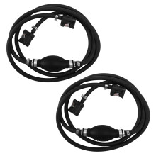 2X Ensemble de Tuyau de Conduite de Carburant 2M pour Connecteur D'Ampoule P-Rimer Hors-Bord