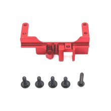 RC Car Upgrade Framaxel Styrväxel Monteringssätessats för MJX 1/12 H12Y H12Y+ RC Car Upgrade Tillbehör Röd