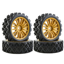4st 70 mm RC Bildäck Hjul för SY1201 SY1202 SY1203 SY1204 1/12 RC Biluppgraderingsdelar Reservtillbehör Orange