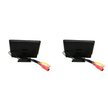 2pcs 4.3Inch LCD Rearview Monitor Car Rear View Camera Reversing Parking System Kit Waterproof Night Vision
