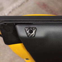 For GR A90 2018-2021 Car Inner Door Lock Pin Cap Door Lock Pull Cover Trim Sticker Accessories,Carbon Fiber