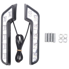 2X 12V Super Bright DRL LED KöRljus för Bilar Auto VattentäT LED-KöRljus Dimljus Bilstyling