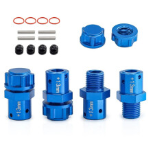 RC Car Upgrade 13 mm Connector Kit för Arrma1/8Kraton Typhon för 1/7 BigRock RC Car Upgrade Tillbehör Blå