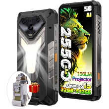 (Black) Ulefone Armor 34 Pro Plus  5G AI Rugged Phone Smartphone Android 15 32GB 512GB 25500mAh,Black